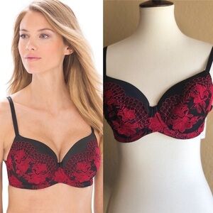 Soma Black Sensuous Opulence Perfect Coverage Bra